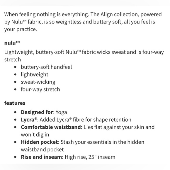 Lululemon Align High Rise Camo Leggings size 6 - Picture 2 of 7